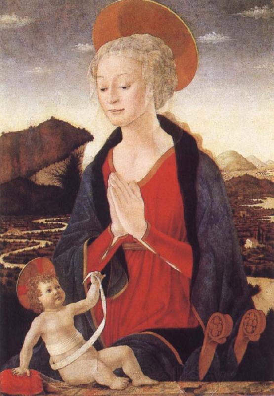 Alessio Baldovinetti Madonna and Child Spain oil painting art